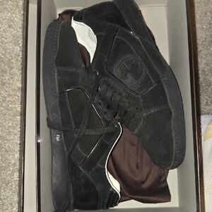 Gucci Black Suede Sneakers